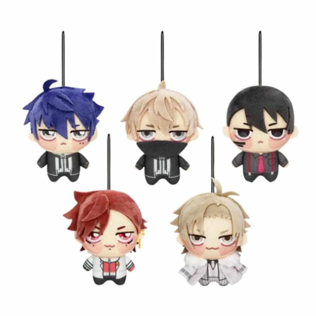 『桃源暗鬼』 ちょぴぬいぷち1（全５種套組）(一之瀨四季 皇后崎迅 無陀野無人 花魁坂京夜 桃宮唾切)尺寸約１１ｃｍ