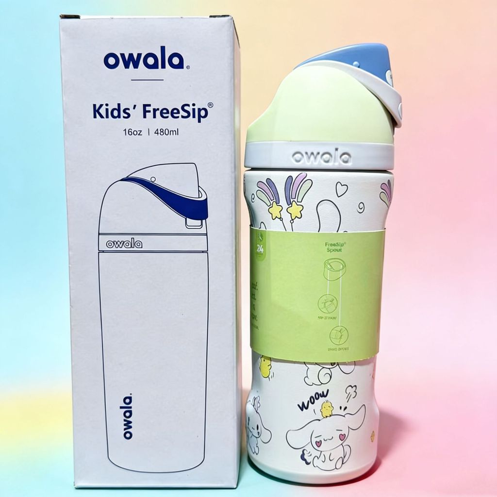 16色*新款owala保溫杯16oz 306不鏽雙飲真空水瓶 戶外便攜彈蓋運動水壺