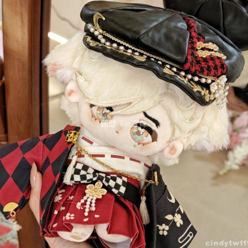 ee🦷 鬼滅之刃童磨幼年屬性20cm棉花娃娃動漫周邊可愛公仔新年禮物可愛 周邊同人娃娃 屬性棉花娃娃 屬性公仔