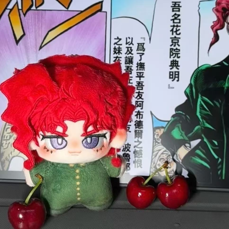 台灣發貨📚原創JOJO的奇妙冒險花京院典明屬性10cm棉花娃娃同人玩偶q版掛件