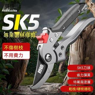 ﹝台灣公司出貨+開立發票﹞SK5質造修枝剪 園藝果樹剪刀 家用修枝剪刀 摘水果剪刀 花卉盆景剪 粗枝剪 綠化專用修剪刀