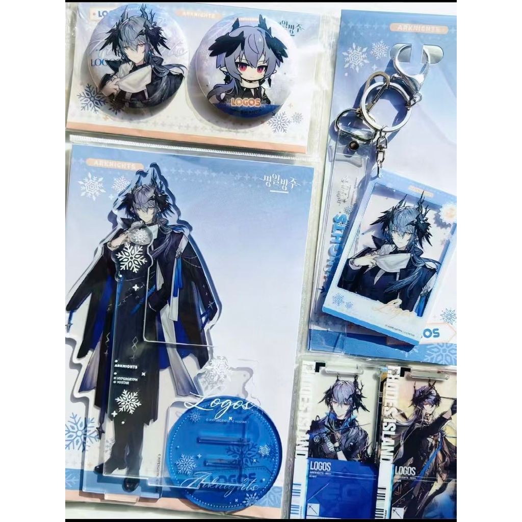 【現🧡貨】【潮玩店】韓谷散貨 明日方舟 邏各斯拉普蘭德艾雅法拉AGF立牌 有底座贈背卡