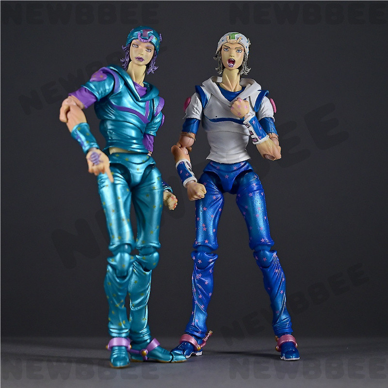 【JOJO的奇妙冒險】喬納森·喬斯達 喬尼·喬斯達 SBR可動公仔 飆馬野郎 桌面擺飾 收藏模型 盒裝禮物 7346