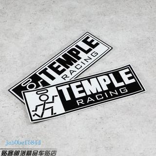 HF JDM汽車裝飾貼紙 OSAKA大阪JDM漂移貼紙TEMPLE RACING 反光貼 CT