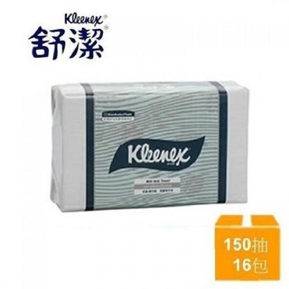 舒潔KLEENEX 專利鎖水擦手紙 28100(150抽/16包/箱)