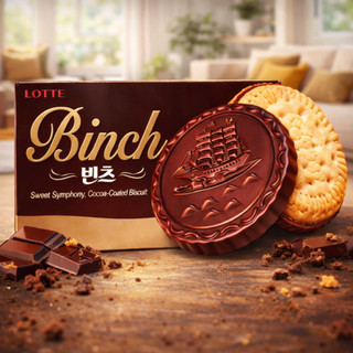 樂天巧克力餅乾 巧克力餅乾 BINCH 韓國零食 金幣造型餅乾 韓國餅乾 帆船餅乾 樂天餅乾 LOTTE樂天