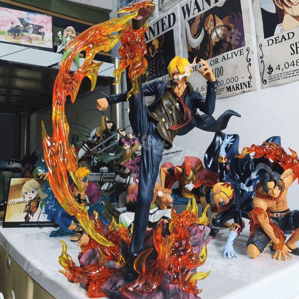 【限時免運】航海王惡魔踢腿山治手辦魔神山治海賊王系列站姿模型擺件禮物收藏