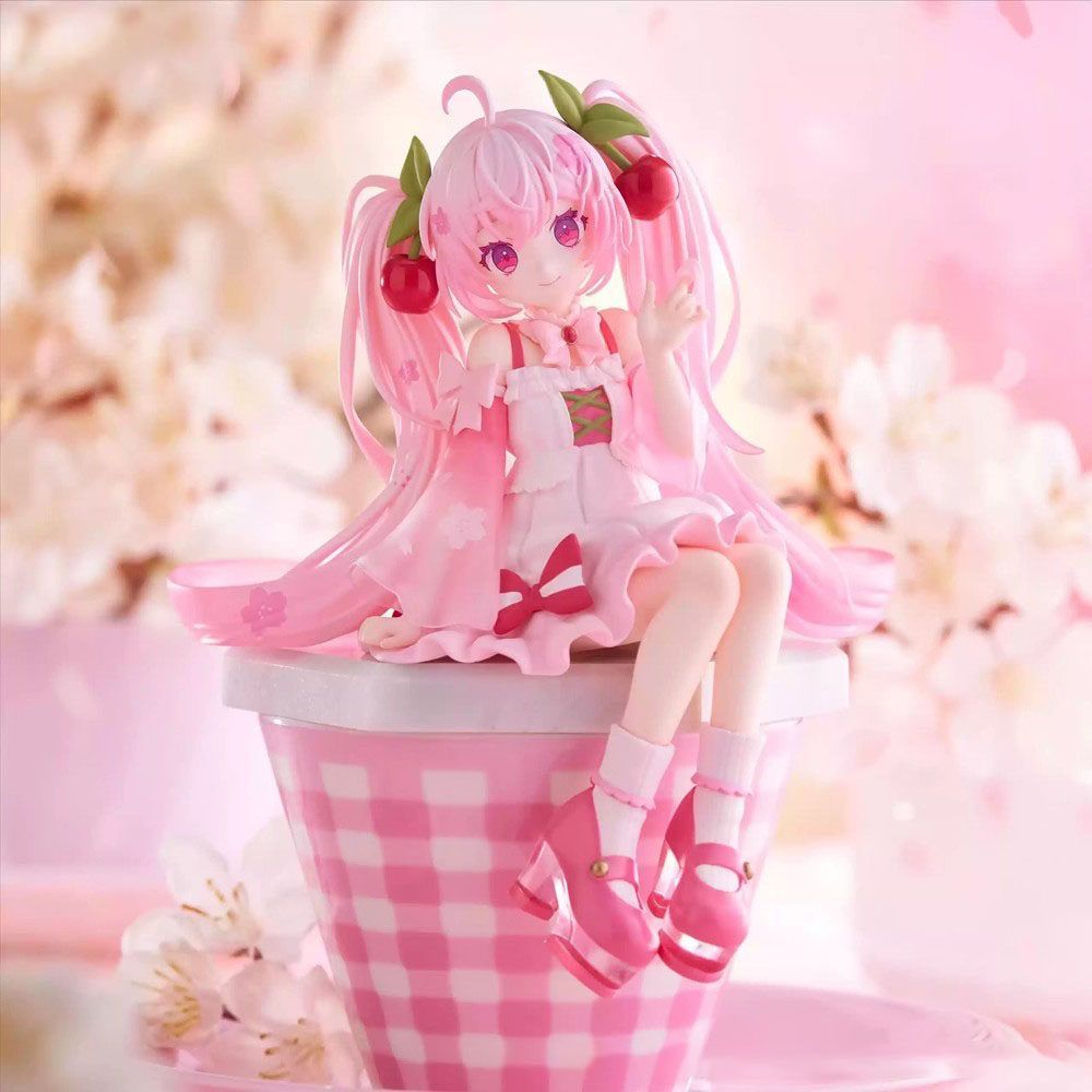 ⭐️台灣先貨⭐️初妹未來泡麪壓櫻花未來2025優質版國產壓花PVC手辦收藏模型