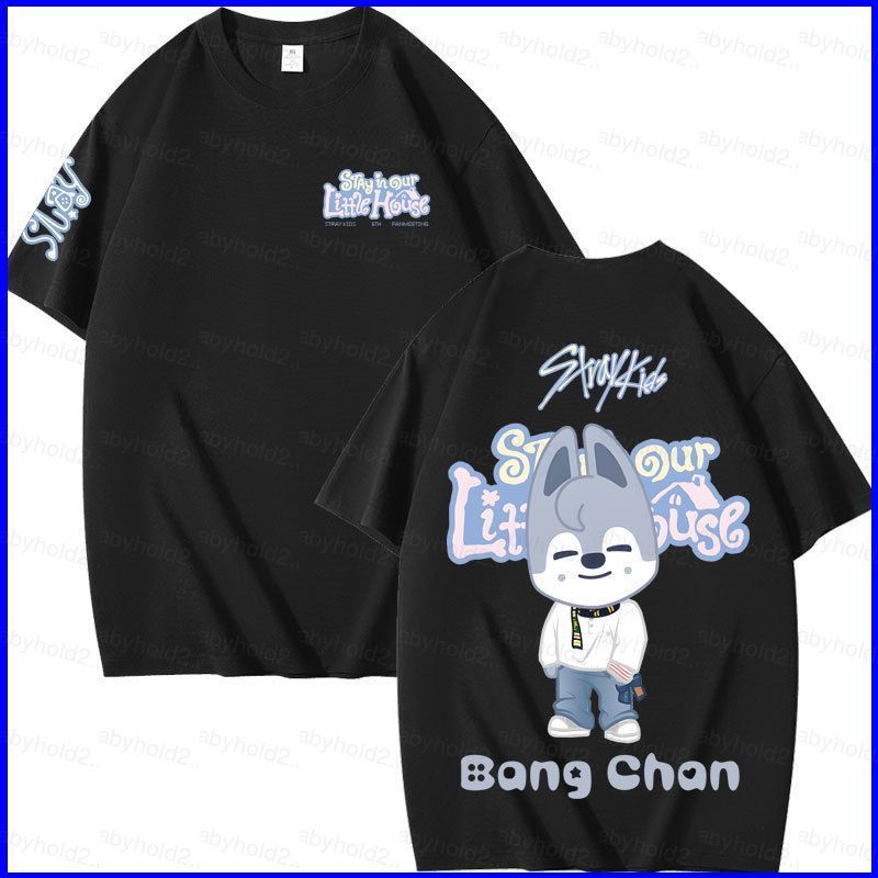 BH2 Stray kids SKZOO 狼陳 Leebit Dwaekki Han Quokka KPOP T恤短袖上