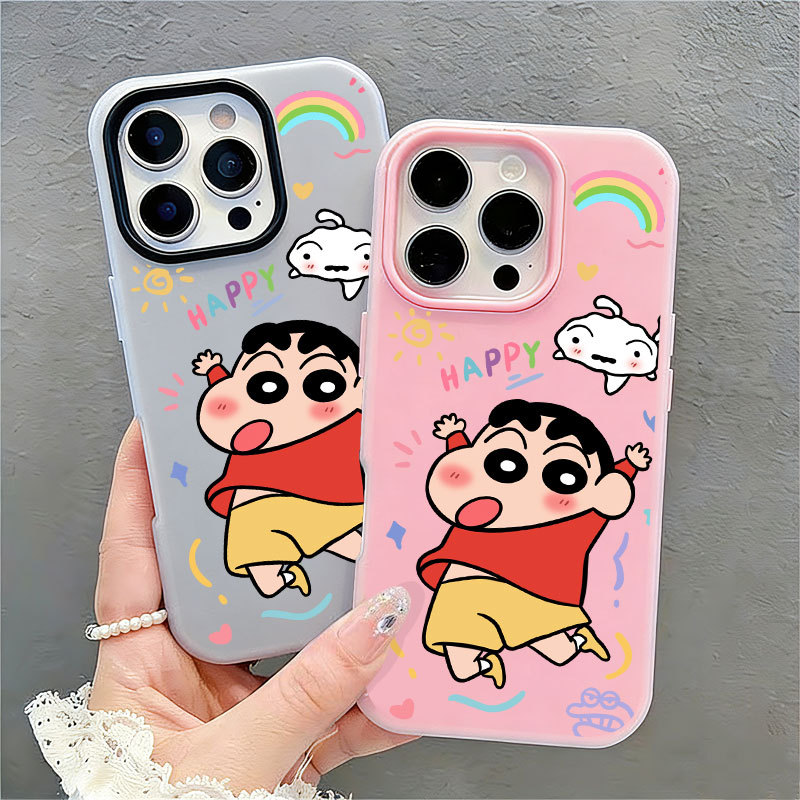可愛超開心蹦跶小新 谷歌 Googl PIXEL 10 Pro XL 9 8 8A 7 7A 防摔 手機殼