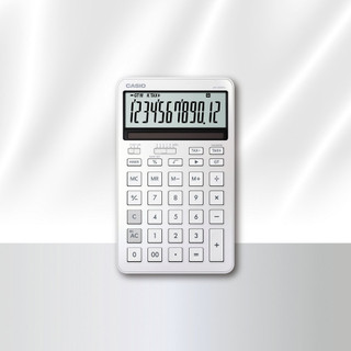 CASIO曜石計算機/ 12位元/ 雲柔白/ JW-200DQ-WE eslite誠品