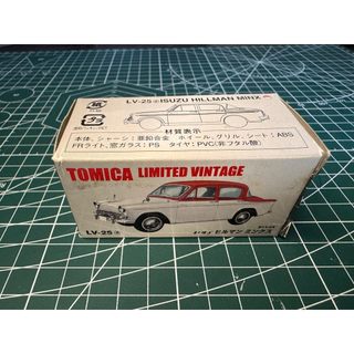 TOMICA Limited Vintage LV-25b ISUZU HILLMAN MINX 紅白配色 1/64合金