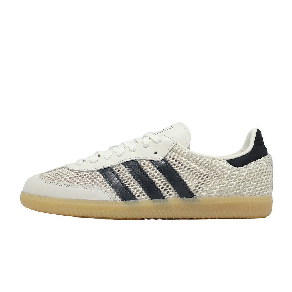 adidas 愛迪達 休閒鞋 Samba OG W 女鞋 米白 黑 復古 膠底 德訓鞋 IH4003 [ACS]