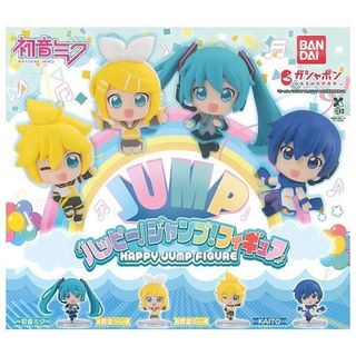 初音＿公仔 扭蛋 轉蛋＿Happy Jump 初音ミク 鏡音リン 鏡音レン KAITO(一套四種)