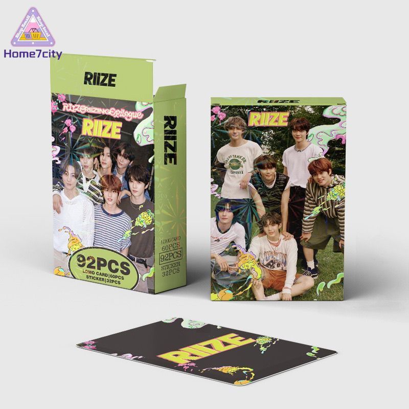 現款免運🔥Riize周邊 偶像周邊 明星周邊 92張RIIZE小卡成員自制高清賀卡明星周邊貼紙三寸雙面LOMO卡片