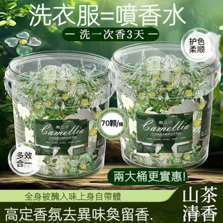 熱銷🔥6D山茶花洗衣凝珠 留香珠 洗衣液球 護色除污漬五合一 持久留香 官方正品 洗衣液
