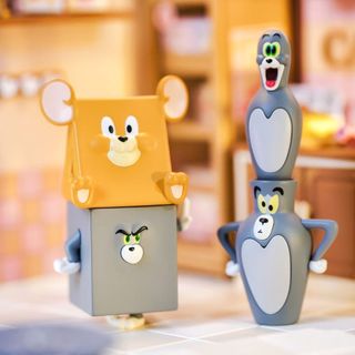 ✨🔥TOM and JERRY貓和老鼠變形系列盲盒萌粒潮玩手辦