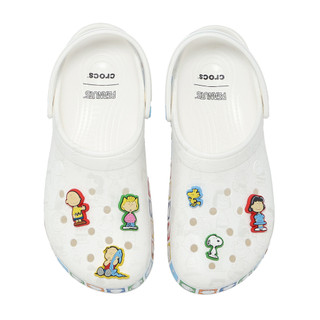 Crocs 洞洞鞋 Peanuts Crocband Clog 男女鞋 卡駱班 史努比克駱格 21211590H ACS