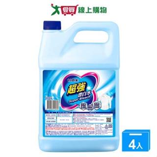 妙管家超強漂白水4000g x4入(箱)【愛買】