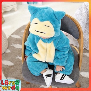 🌟桃園出貨🌟卡比獸Pokemon Snorlax 幼童連身衣 幼童衣服可愛卡通連身衣 連體衣 冬季長袖衣服保暖爬服