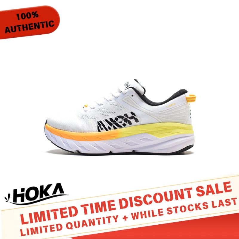 (100% 正品)HOKA ONE ONE BONDI 7 運動鞋 1110518NCRY 限時優惠特賣 - 5 年保修
