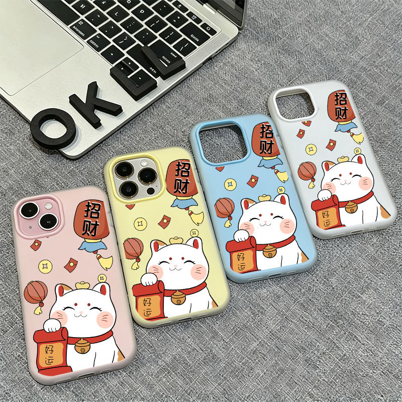 可夾照片的招財好運貓 谷歌 Googl PIXEL 10 Pro XL 9 8 8A 7 7A 防摔 手機殼