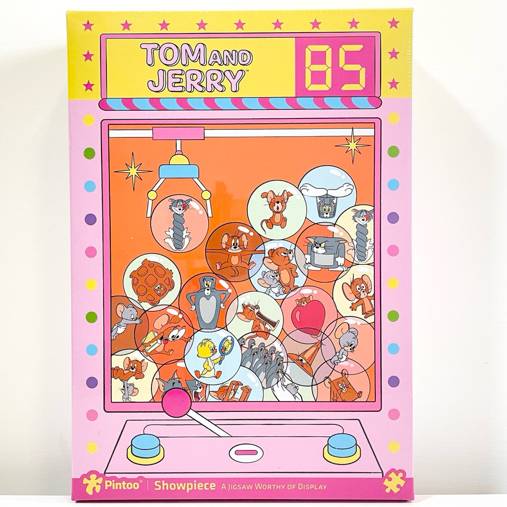 《出租拼圖》Pintoo 拼圖600片-湯姆貓與傑利鼠系列-娃娃機
