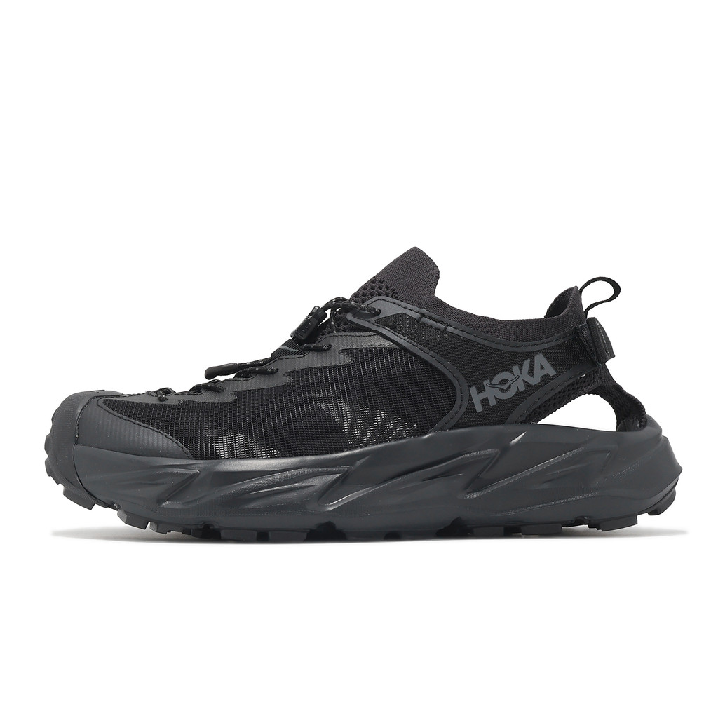 Hoka 戶外鞋 Hopara 2 健行涼鞋 黑 Cordura 護趾 抗撕裂 男鞋 [ACS] 1147650BBLC