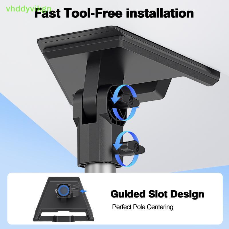 用於 Starlink Mini/Gen 3 屋頂桿管道適配器的 VHDD 管道適配器桿安裝支架頂部安裝套件配件 TW