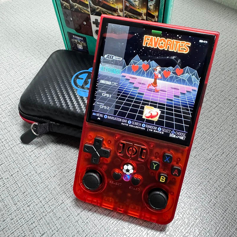 R36MAX 遊戲機 64GB 128GB 18000+GAMES Linux 系統 4.0 英寸 K36 vs R36