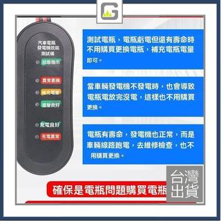 汽車蓄電池測試儀電瓶檢測好壞12v電池電瓶發電機電壓檢測儀工具 可開發票✅好野車庫🔥臺灣出貨🔥