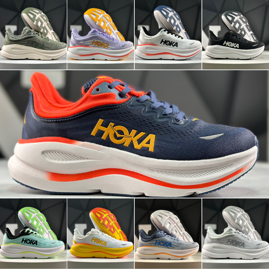 TOP HOKA Bondi 9 防震耐磨跑步運動鞋 Z0DM