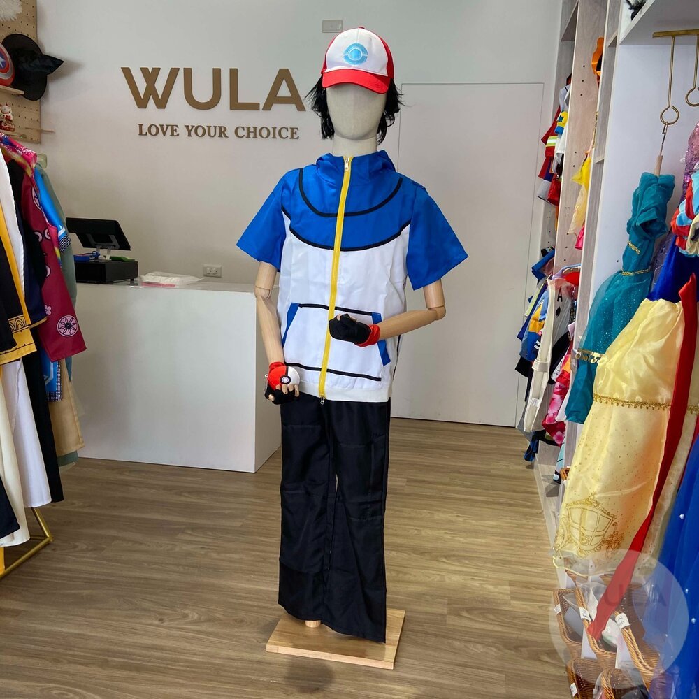 寶可夢-小智 隔日到貨 台灣發票現貨 WULA烏拉 神奇寶貝小智衣服 寶可夢服裝 小智服裝 小智衣服 神請寶貝小智帽子