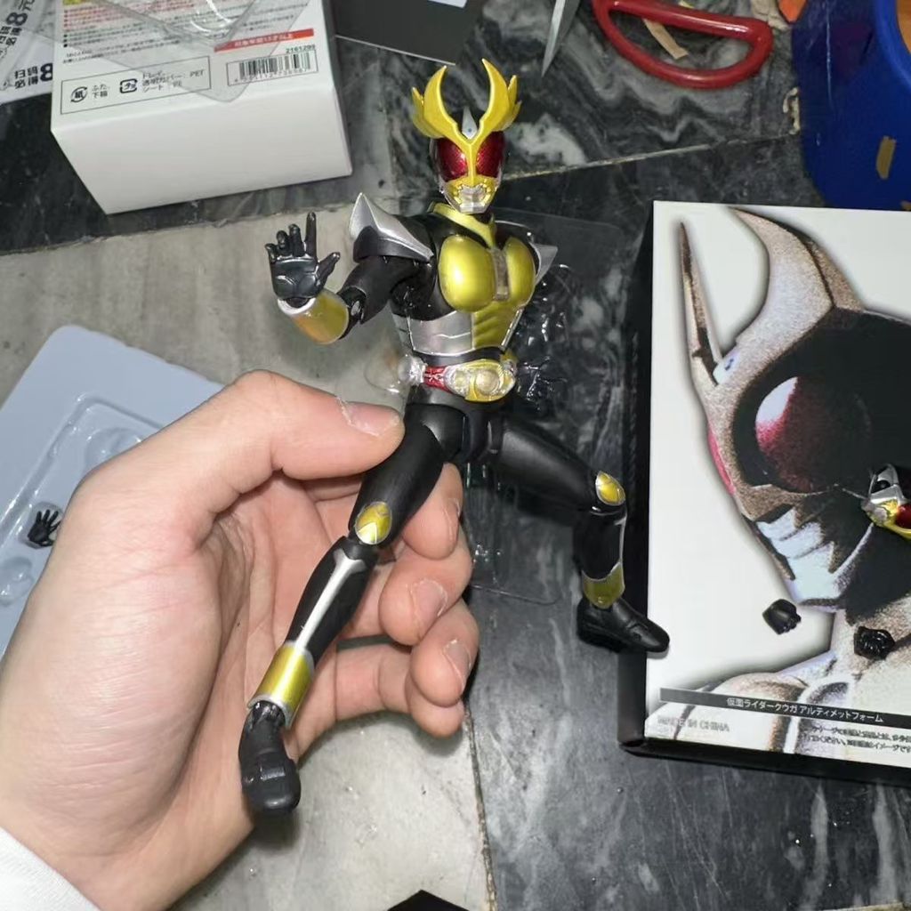 【現貨】KO SHF真骨雕假面騎士亞極陀 假面騎士AgitΩ可動模型 大地形態 ko假面騎士顎門手辦擺件 幪面超人亞極陀
