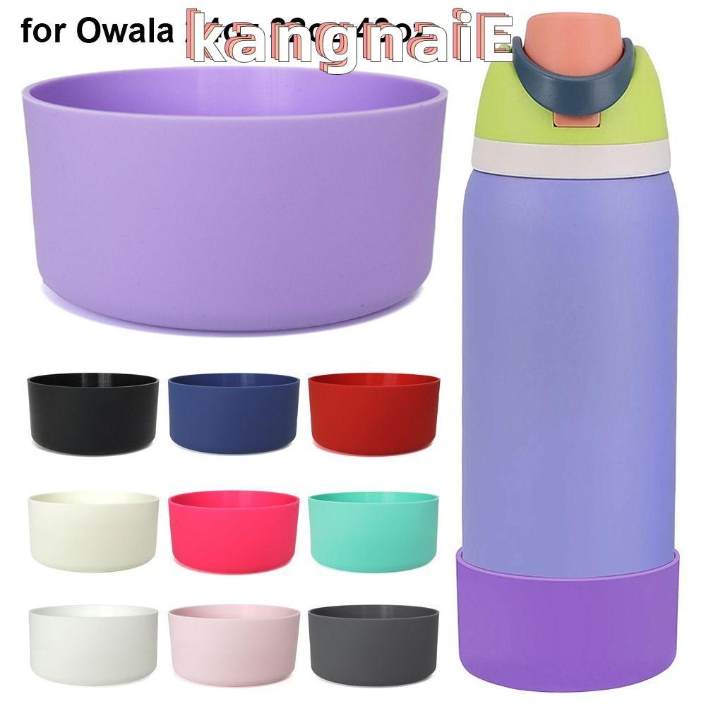 KANGNAI 1 件瓶底底座,防滑彩色矽膠靴,Owala 軟保護杯套 24oz 32oz 40oz