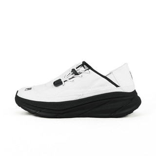 Fila 斐樂 Quilted 男 休閒鞋 懶人鞋 麵包鞋 套入式 無鞋帶 白 黑 [1-C346A-110]
