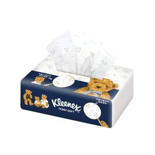 Kleenex 舒潔Teddy Soft小熊印花抽取面紙100抽