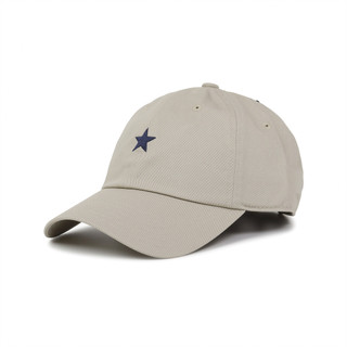 Converse 棒球帽 Day One Star Cap 老帽 帽子 星星 燕麥色 UA5755X63 [ACS]