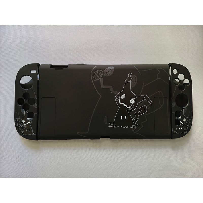 【限時免運】簡約Switch2配件高顏值黑色保護軟殼耿鬼謎擬丘OLED寶可夢保護殼