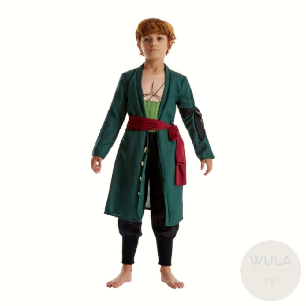 航海王-羅羅亞索隆(兒童版/大人版) 台灣發票 WULA烏拉 索隆衣服 索隆服裝 日本動漫 真人版索隆衣服 海賊王索隆衣