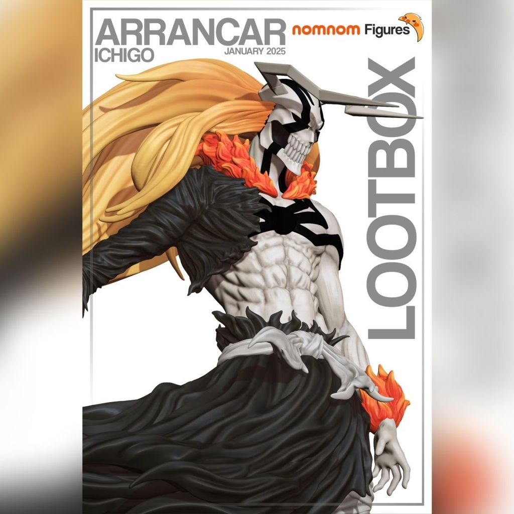 【臺灣出貨】✨1/10gk死神 黑崎一護白模3d打印黑崎一護DIY塗裝手辦模型新款