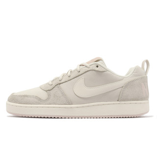 Nike 休閒鞋 Court Borough Low Prem 奶茶 米白 麂皮 女鞋 [ACS] 861533-101