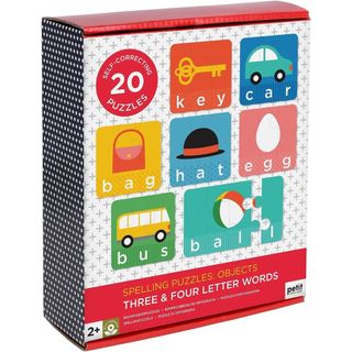 【Petit Collage】Spelling Puzzles: Objects 幼兒字母拼圖