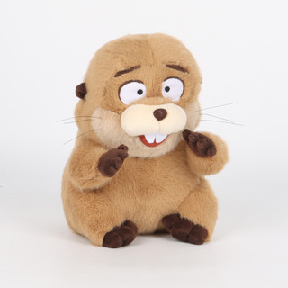 河狸變身計劃/狸想世界 HOPPERS新品HOPPERS beaver河狸毛絨公仔河狸變身計劃動畫周邊玩偶熊