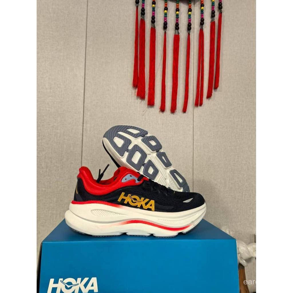 F1UV HOKA BONDI 9 減震、耐用、透氣中性跑鞋