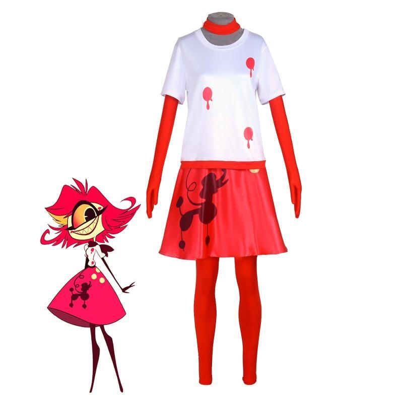 Niffty Hazbin 酒店服裝角色扮演派對角色扮演胺萬聖節 COSPALY