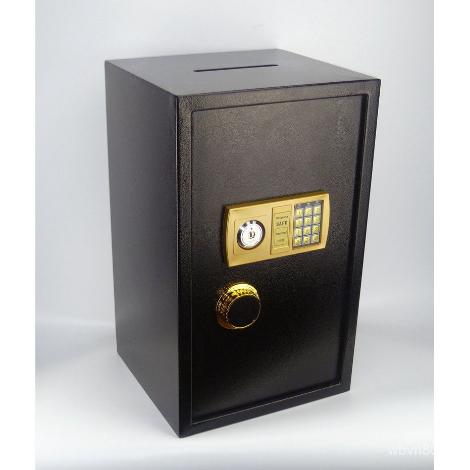 密碼503560cm辦公家用指紋40保險櫃小型投幣保險箱4530防盜 MEOX