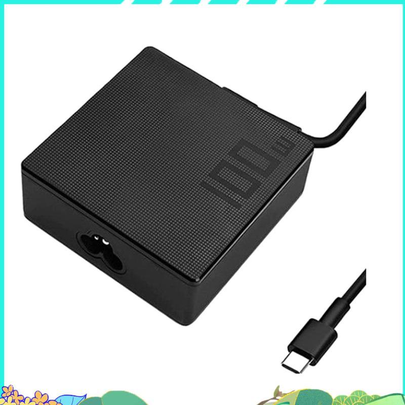 100W USB C 筆記本電腦電源適配器筆記本電腦充電器 100W USB C 充電器 C 型電源 PD 壁式快速充電
