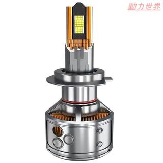 汽車led鐳射大燈H7高亮透鏡30銅管9005遠近一體H4強光H1改裝泡24V【動力世界】