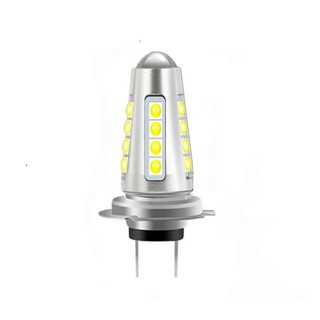 汽車LED大燈100W聚光透鏡H4高亮H7近遠一體黃金光白光通用12V-24V【動力世界】